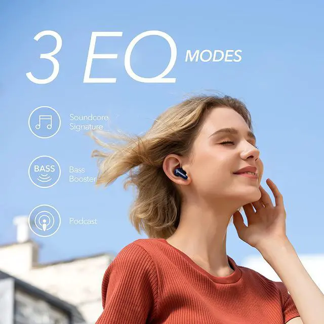 Alt view image 3 of 6 - Soundcore by Anker Life P2 Mini True Wireless Earbuds, 10mm Drivers with Big Bass, Custom EQ, Bluetooth 5.2, 32H Playtime, USB-C for Fast Charging, Tiny Size for Commute, Work