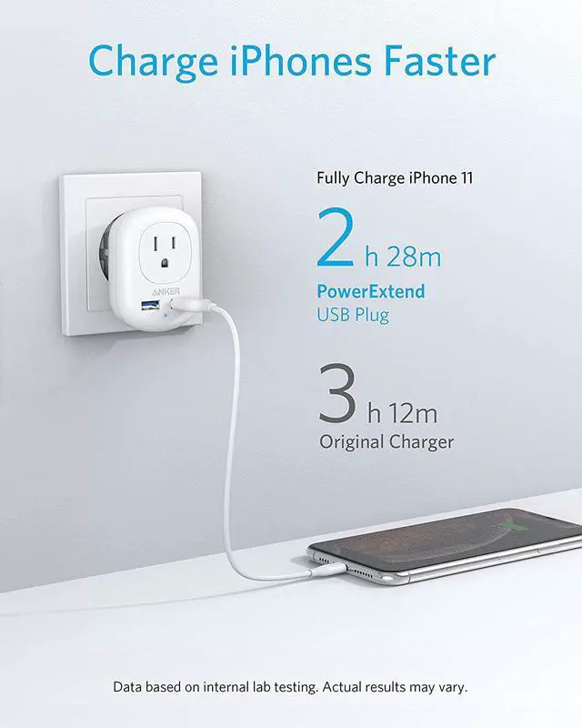 Alt view image 4 of 7 - Anker European Travel Adapter, PowerExtend USB Plug International Power Adapter with 2 USB and 1 Outlet, US to Most of Europe EU Spain Iceland Italy France Germany
