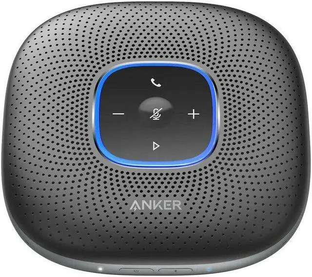 Main image of Anker PowerConf Bluetooth Speakerphone with 6 Microphones, Enhanced Voice Pickup, 24H Call Time, Bluetooth 5, USB C, Bluetooth Conference Speaker Compatible with Leading Platforms(Renewed)