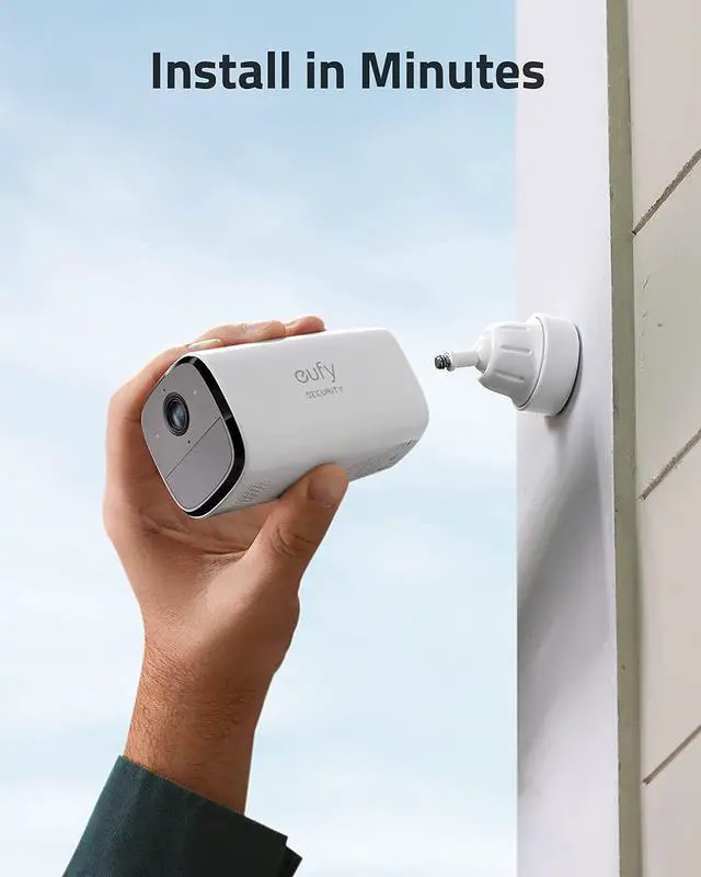 Alt view image 5 of 7 - eufy Security, SoloCam E40, 2 Packs Outdoor Security Camera, WiFi, Wireless, Wire-Free, Advanced AI Person-Detection, Two-Way Audio, 2K Resolution, 90dB Alarm, IP65 Weatherproof (Renewed)