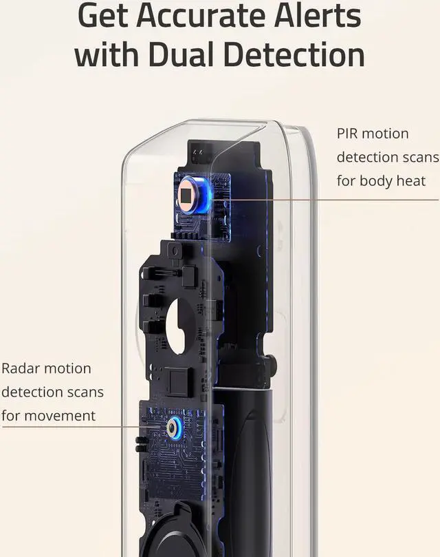Alt view image 4 of 5 - eufy Security Video Doorbell Dual Camera (Battery-Powered) Add-on, Dual Motion Detection, Package Detection, 2K HD, Family Recognition, No Monthly Fee