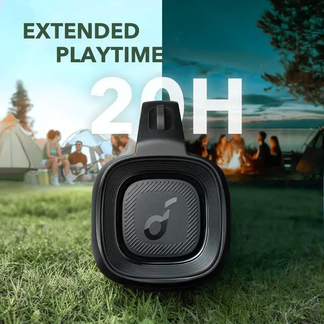 Alt view image 5 of 6 - Soundcore Motion Boom Plus Outdoor Speaker with 80W Booming Sound, 20H Playtime, IP67 Waterproof and Dustproof, Type-C, Custom EQ, Bluetooth 5.3, Portable Bluetooth Speaker For Outdoors, Camping