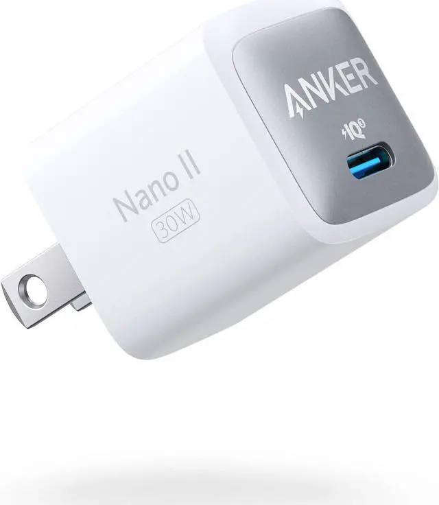 Main image of Anker USB C Charger 30W, 711 Charger, Compact Fast Charger (Not Foldable) for MacBook Air/iPhone 13/13 Mini/ 13 Pro/ 13 Pro Max/ 12, Galaxy S21, Note 20, iPad Pro, Pixel, and More (White)