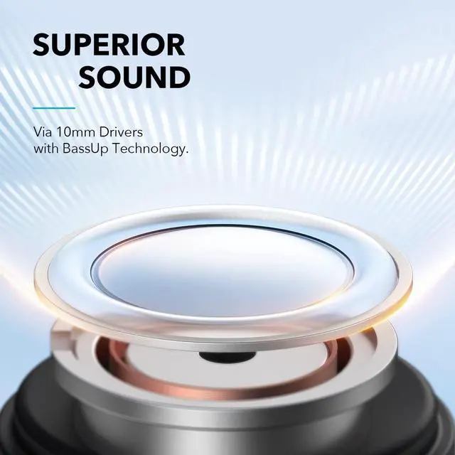 Alt view image 2 of 7 - Soundcore by Anker Life A3i Noise Cancelling Earbuds, Deep Bass, Hybrid ANC, AI-Enhanced Calls with 4 Mics, 36H Playtime with Fast Charging, Bluetooth 5.2 Earbuds, 22 Custom EQ, Transparency Mode