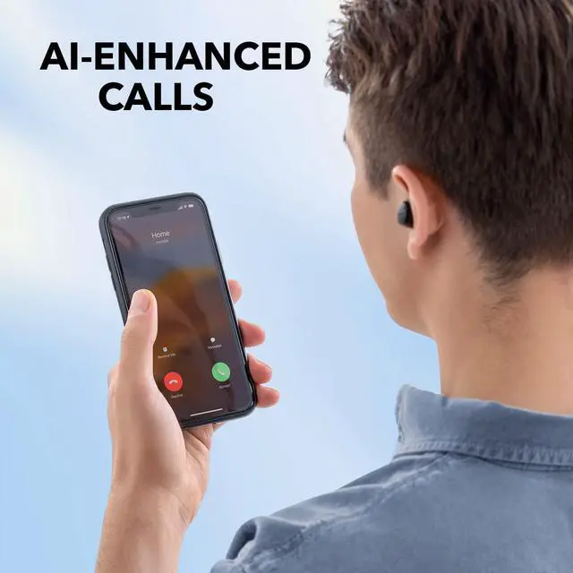 Alt view image 4 of 7 - Soundcore by Anker Life A3i Noise Cancelling Earbuds, Deep Bass, Hybrid ANC, AI-Enhanced Calls with 4 Mics, 36H Playtime with Fast Charging, Bluetooth 5.2 Earbuds, 22 Custom EQ, Transparency Mode