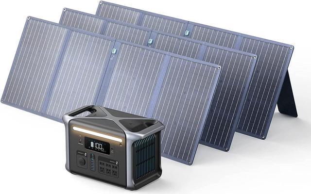 Anker 757 Solar Generator, Powerhouse 1229Wh with 3 * 100W Solar