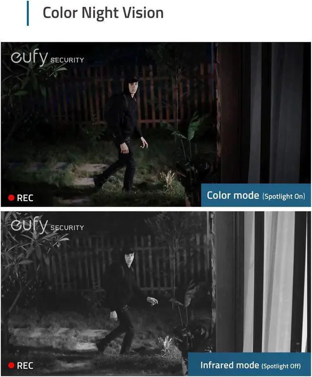 Alt view image 6 of 7 - eufy Security, Wireless Video Doorbell (Battery-Powered) & eufyCam 2C Pro Bundle, 2K Resolution Outdoor Camera, IP67, Night Vision, HomeKit Compatibility and No Monthly Fee