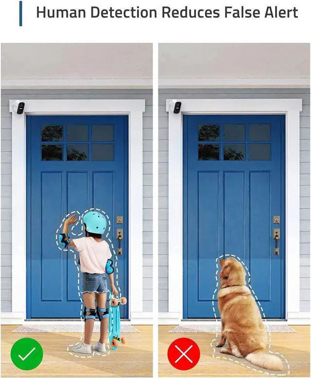 Alt view image 7 of 7 - eufy Security, Wireless Video Doorbell (Battery-Powered) & eufyCam 2C Pro Bundle, 2K Resolution Outdoor Camera, IP67, Night Vision, HomeKit Compatibility and No Monthly Fee