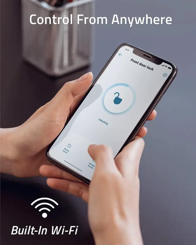Alt view image 3 of 7 - eufy Security Smart Lock Touch & Wi-Fi, eufyCam 2C Pro 2-Cam Kit, Wireless Home Security System with 2K Resolution, 180-Day Battery Life