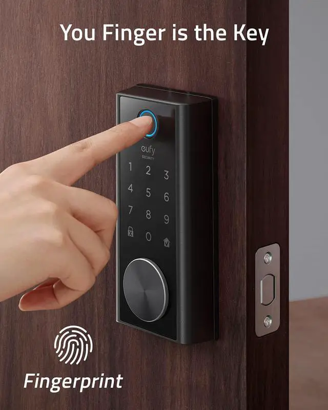 Alt view image 2 of 7 - eufy Security Smart Lock Touch & Wi-Fi, eufyCam 2C Pro 2-Cam Kit, Wireless Home Security System with 2K Resolution, 180-Day Battery Life