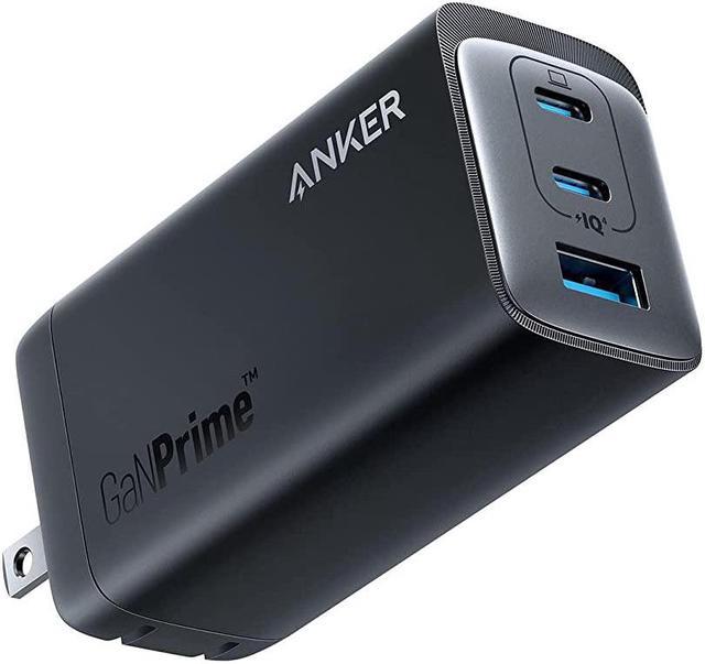 Anker USB C Charger, Anker 737 Charger GaNPrime 120W, PPS 3-Port Fast  Compact Foldable Wall Charger for MacBook Pro/Air, iPad Pro, Galaxy  S22/S21,