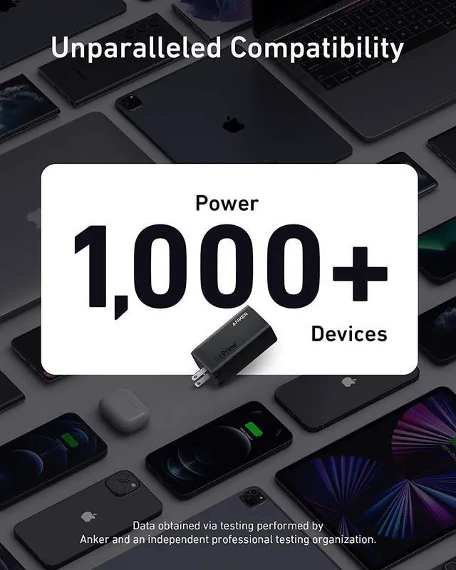 Alt view image 6 of 6 - Anker USB C Charger, Anker 737 Charger GaNPrime 120W, PPS 3-Port Fast Compact Foldable Wall Charger for MacBook Pro/Air, iPad Pro, Galaxy S22/S21, Dell XPS 13, Note 20/10+, iPhone 13/Pro, and More