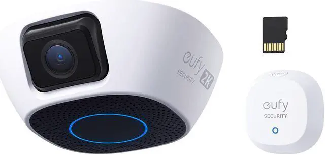 Main image of eufy Security Garage-Control Cam Plus with Sensor, Smart Garage Control, 2-Door Control, Detects Open/Close Status, 2K HD, No Monthly Fee, AI Human Detection, 2.4GHz Wi-Fi Only