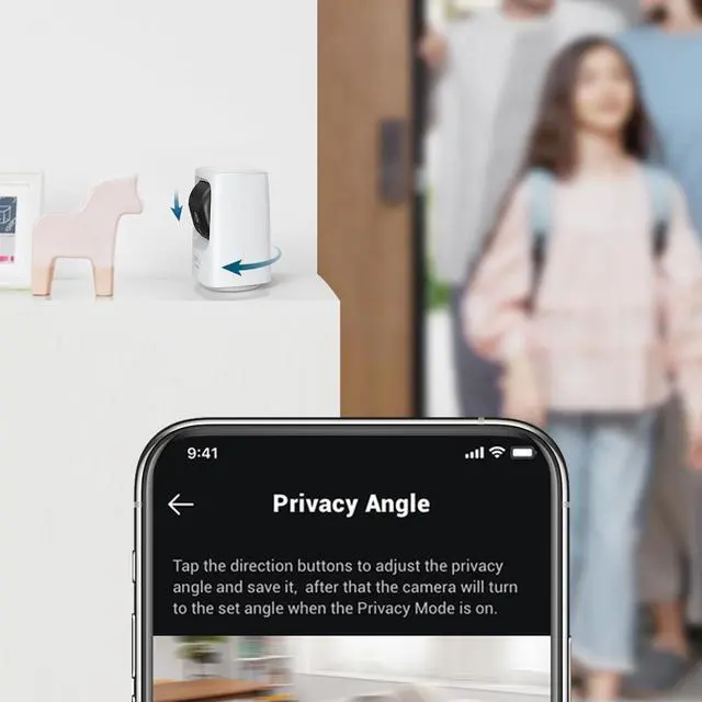 Alt view image 5 of 7 - eufy 2K Smart Security Camera Indoor Camera Mini Cam WiFi Baby Monitor Pan&Tilt (Renewed)