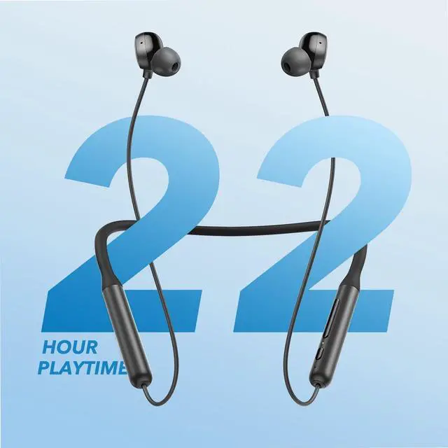 Alt view image 3 of 7 - Soundcore Life U2i Bluetooth Neckband Headphones Ergonomic Sports Headset Earbuds IPX5
