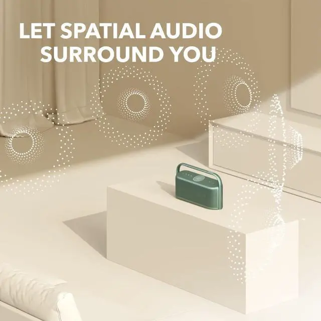 Alt view image 2 of 7 - Soundcore Motion X600 Portable Bluetooth Speaker with Wireless Hi-Res Spatial Audio,50W Sound, IPX7 Waterproof, 12H Long Playtime, Pro EQ, Built-in Handle, AUX-in Blue