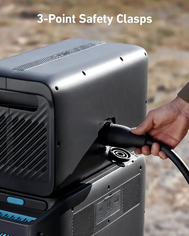 Alt view image 6 of 8 - Anker Powerhouse 760 Portable Power Station Expansion Battery (2048Wh), 6× Longer Lifespan LiFePO4 Batteries, 2048Wh Extra Battery for GaNPrime Powerhouse 767