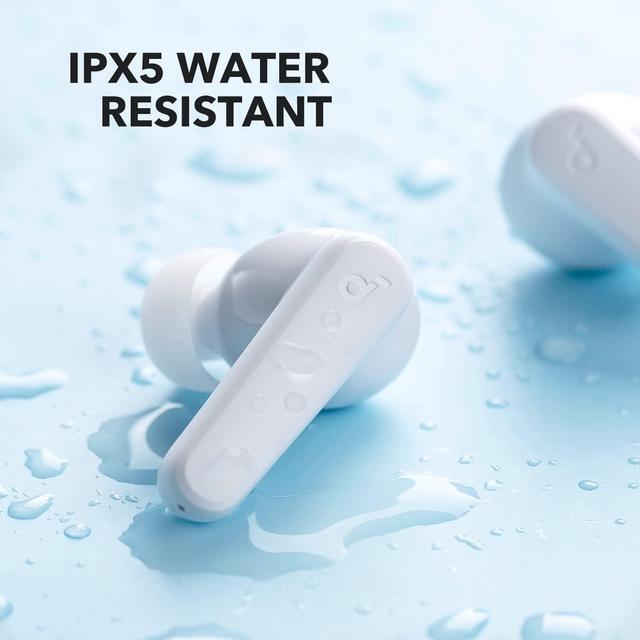 Alt view image 7 of 7 - Soundcore by Anker P20i True Wireless Earbuds, 10mm Drivers with Big Bass, Bluetooth 5.3, 30H Long Playtime, Water-Resistant, 2 Mics for AI Clear Calls, 22 Preset EQs, Customization via App White