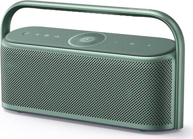Soundcore Motion X600 Portable Audio,50W Spatial Playtime, Green Waterproof, AUX-in Bluetooth Hi-Res Speaker Built-in 12H Long Handle, with Sound, EQ, Wireless Pro IPX7