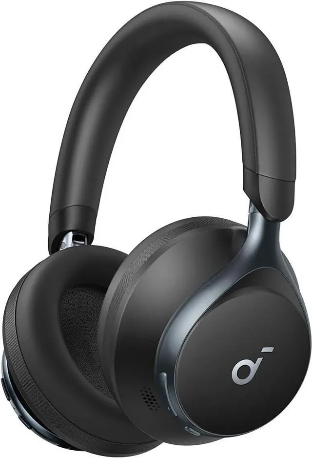Main image of Soundcore by Anker, Space One, Active Noise Cancelling Headphones, 2X Stronger Voice Reduction, 40H ANC Playtime, App Control, LDAC Hi-Res Wireless Audio, Comfortable Fit, Clear Calls (Renewed)