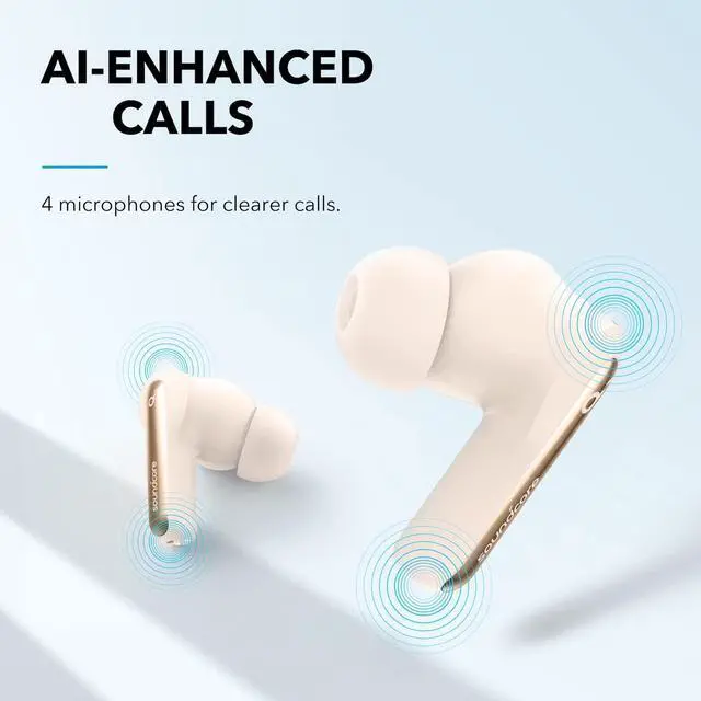 Alt view image 3 of 7 - Soundcore by Anker Life P3i Hybrid Active Noise Cancelling Earbuds, 4 Mics, AI-Enhanced Calls, 10mm Drivers, Powerful Sound, App for Custom EQ, 36H Playtime, Fast Charging, Bluetooth 5.2 (Renewed)