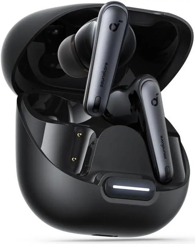 Main image of soundcore Liberty 4 NC Earbuds, 98.5% Noise Reduction, Adaptive Noise Cancelling, Hi-Res Sound, 50H Battery, Wireless Charging (Renewed)
