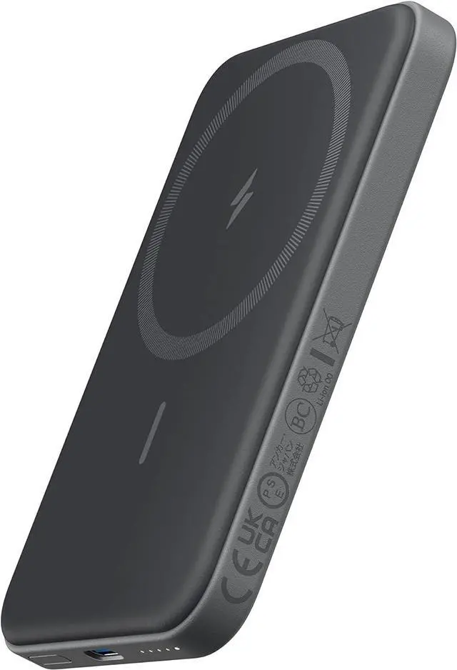 Main image of Anker Magnetic Portable Charger, 5,000mAh Wireless Portable Charger with USB-C Cable, Battery Pack Only Compatible with iPhone 15/15 Plus/15 Pro/15 Pro Max, iPhone 14/13/12 Series and more (Renewed)