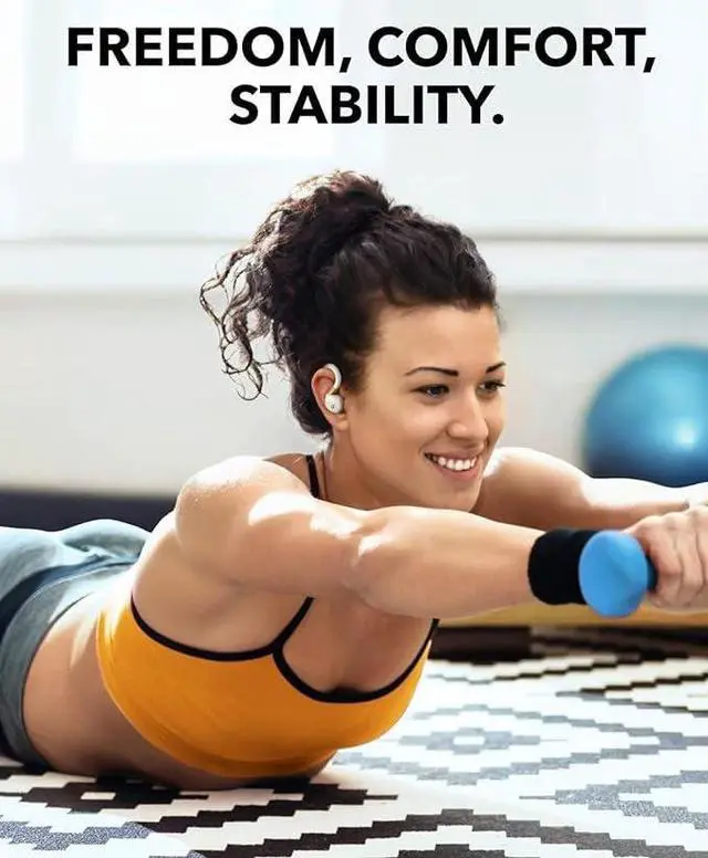 Alt view image 3 of 6 - Soundcore Sport X20 by Anker, True-Wireless Workout Earbuds, Rotatable and Extendable Ear Hooks, Noise Cancelling, Deep Bass, IP68 Waterproof, Sweatproof, Dustproof, 48H Play, Sport Earbuds for Gym