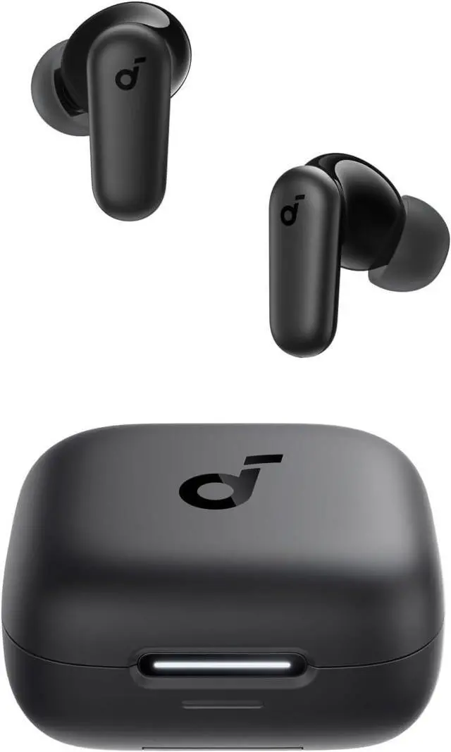 Main image of Soundcore P30i by Anker Noise Cancelling Earbuds, Strong and Smart Noise Cancelling, Powerful Bass, 45H Playtime, 2-in-1 Case and Phone Stand, IP54, Wireless Earbuds, Bluetooth 5.4 (Black)
