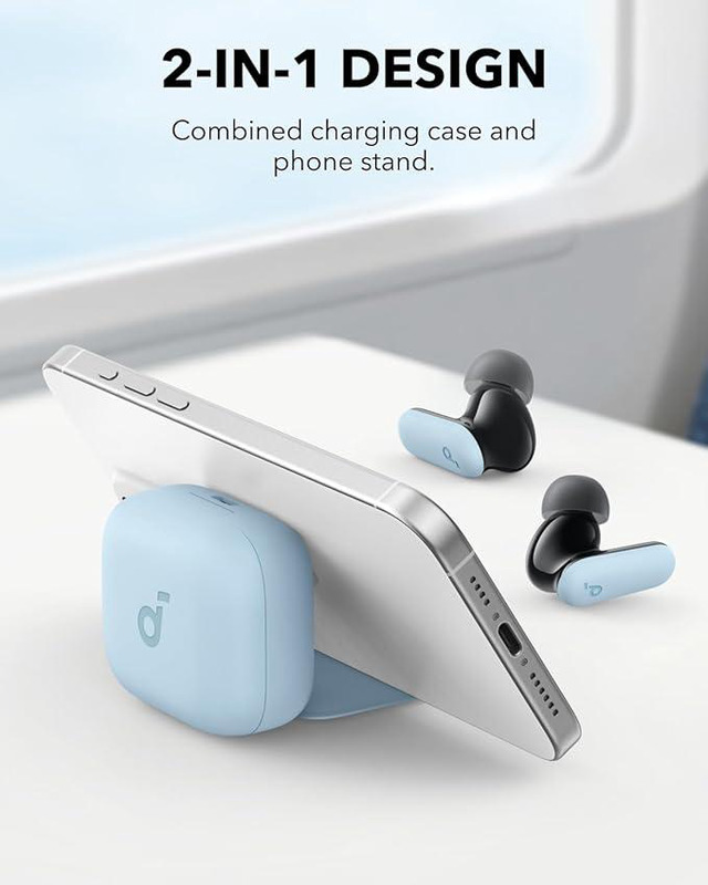 thumbnail image 2 of Soundcore P30i By Anker Noise Cancelling Wireless Earbuds | White, Bluetooth 2 of 6
