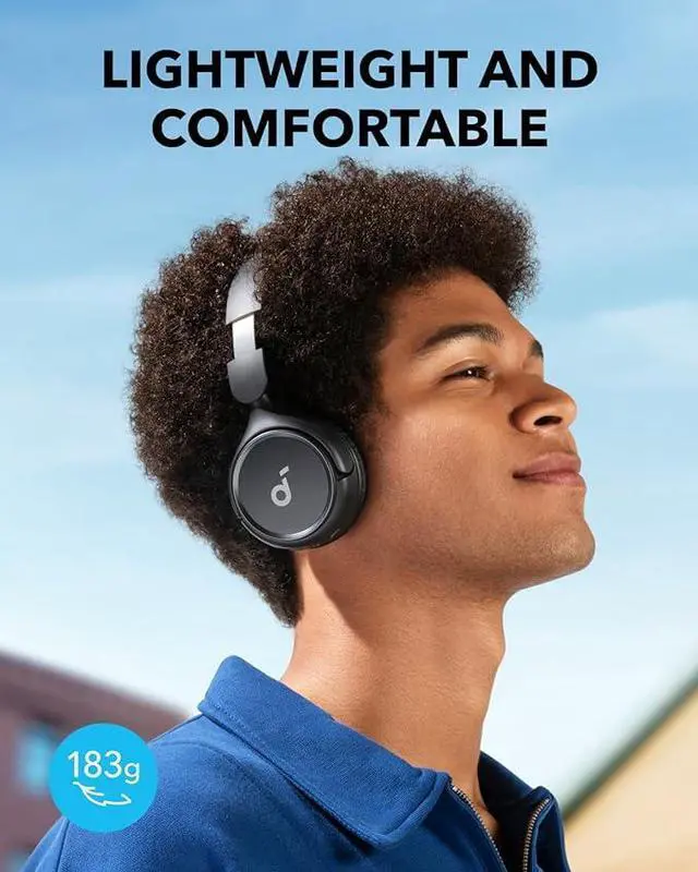 Alt view image 3 of 5 - Soundcore H30i Wireless On-Ear Headphones, Foldable Design, Pure Bass, 70H Playtime, Bluetooth 5.3, Lightweight and Comfortable, App Connectivity, Multipoint Connection