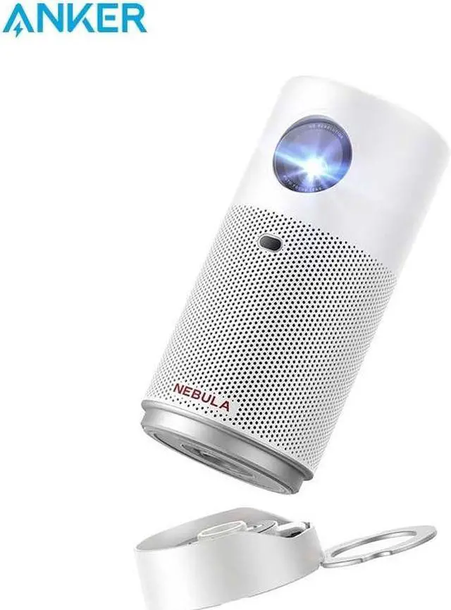 Main image of Anker NEBULA Capsule Air Google TV Projector, Officially Licensed Netflix, 720p Smart Mini Projector with Wi-Fi and Bluetooth, 2 Hours of Playtime, Dolby Digital, Ultra Portable for Any Space