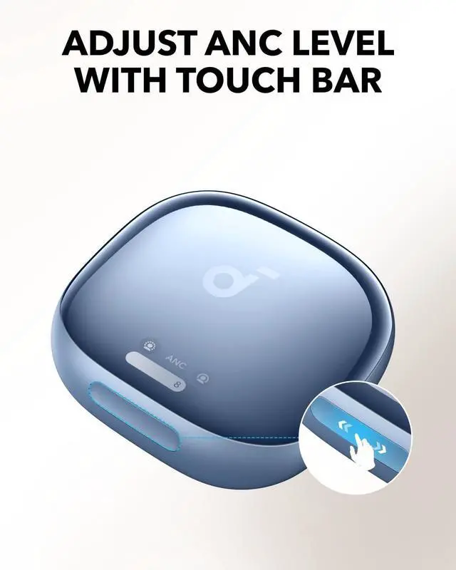 Alt view image 2 of 6 - Soundcore Liberty 4 Pro by Anker, Noise Cancelling Wireless Earbuds, 7-Sensor and Real-Time Adaptive Noise Cancelling, 2× Faster Charging, Studio-Level Hi-Fi Music, Clear Calls with 6 Mics and AI