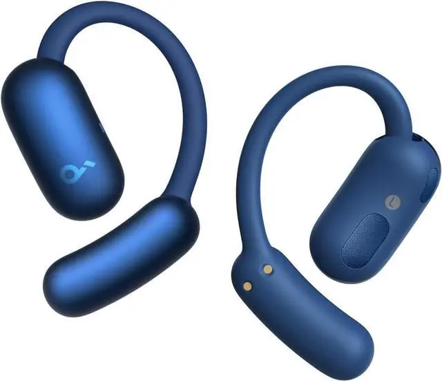 Main image of Soundcore AeroFit 2 by Anker, Open-Ear Headphones, Adjustable Ear Hooks, Snug Fit, Rich Bass, Hi-Res Wireless Audio, 42H Play, Bluetooth 5.4, Wireless Charging, IP55, AI Clear Calls, Open-Ear Earbud
