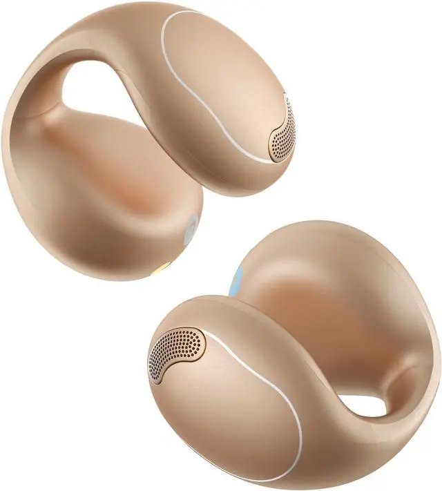 Main image of Anker Soundcore C40i , Open-Ear Earbuds, Clip-On Headphones, Flexible Joint Design, Button Controls, Lightweight Comfort, Stable Fit with Attachable Ear Grips, Expansive Drivers for Clear Sound Gold