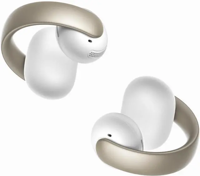 Main image of Soundcore AeroClip by Anker, Open-Ear Earbuds, Clip-On Headphones, Adaptive Comfort, Clear Calls with 4 Mics and AI, Stable Fit, 12mm Drivers for Powerful Bass, Hi-Res, Open-Ring Design Champagne Mist