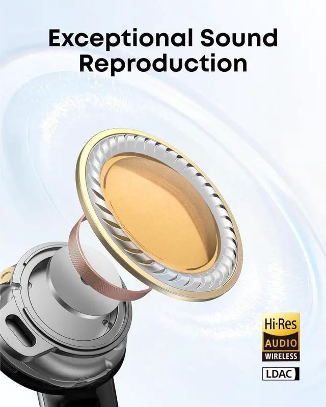 Alt view image 5 of 6 - soundcore Liberty 5 by Anker, Noise-Cancelling Wireless Earbuds, 2x Stronger Voice Reduction, Real-Time Adaptive Noise Cancellation, Fast Charging, Dolby Audio, 6-Mic AI Clear Calls, Long Battery Life