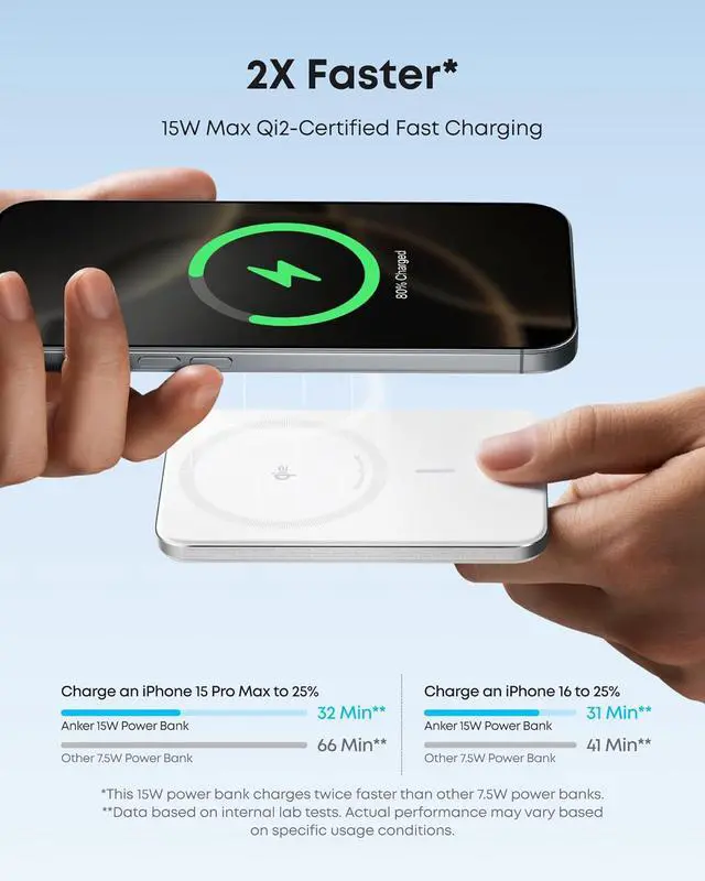 Alt view image 4 of 6 - Anker Nano Power Bank, 10,000mAh Portable Charger with 2.3 ft InstaCord Retractable Cable, 45W Max Compact Battery Pack, Smart Display, for iPhone 16 / 15 Series, iPad, Galaxy, Pixel, and More