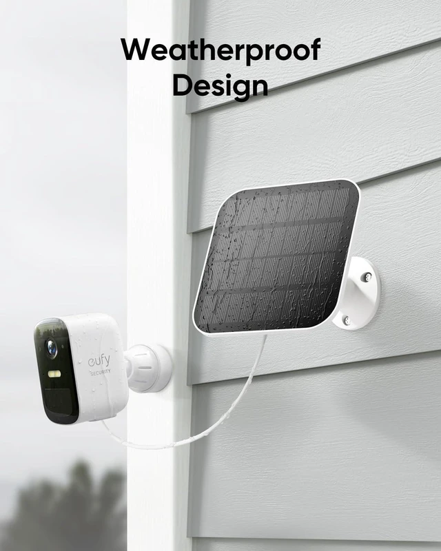 Alt view image 6 of 12 - eufy Security, eufyCam 2C 2-Cam Kit with Solar Panel 2W, Security Camera Wireless Outdoor, Home Security System, HomeKit Compatibility, 1080p HD, IP67, Night Vision, Motion Only Alert, No Monthly Fee