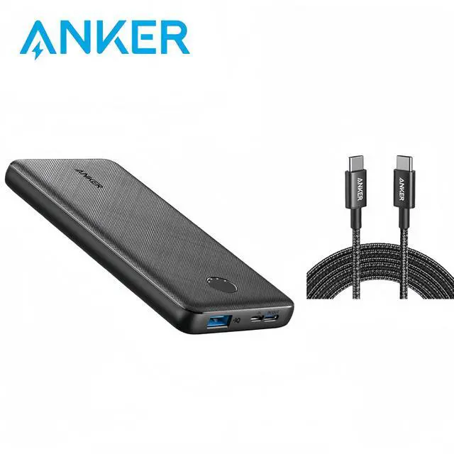 Main image of Anker PowerCore Slim 10000, Ultra Slim Portable Charger, Ultra-Compact 10000mAh External Battery, High-Speed PowerIQ and VoltageBoost Charging Technology Power Bank for iPhone, Samsung Galaxy and More