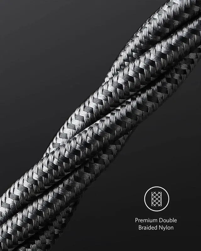 Alt view image 4 of 7 - Anker USB C to USB C Cable, 2-Pack 3.3 FT (1 m) Type C 100W Fast Charging Cable for iPhone 17 Series, MacBook Pro 2020, Pixel, and More (Black, Not for Video Output)