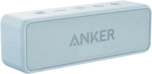 Main image of Anker Soundcore 2 Portable Bluetooth Speaker with Stereo Sound, Bluetooth 5, Bassup, IPX7 Waterproof, 24-Hour Playtime, Wireless, Speaker for Home, Outdoors, Travel
