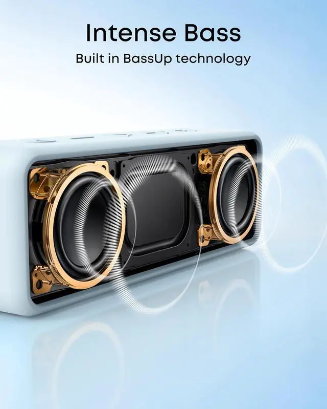 Alt view image 6 of 6 - Anker Soundcore 2 Portable Bluetooth Speaker with Stereo Sound, Bluetooth 5, Bassup, IPX7 Waterproof, 24-Hour Playtime, Wireless, Speaker for Home, Outdoors, Travel