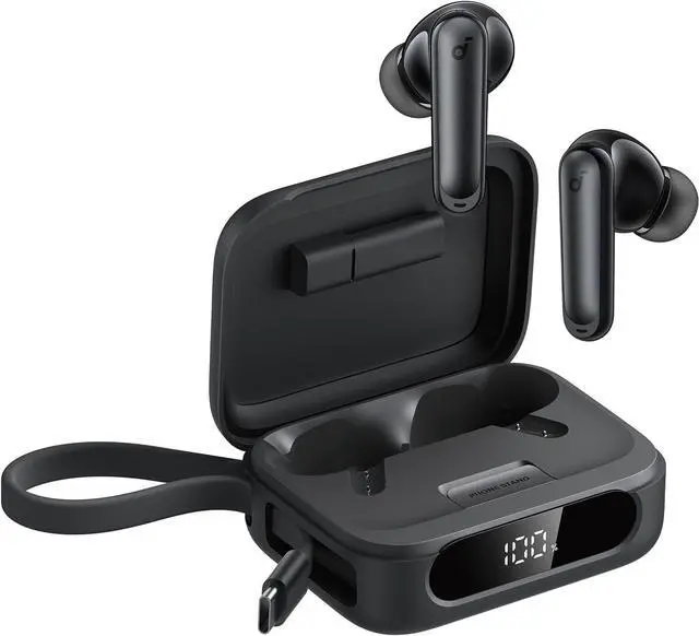 Main image of Soundcore P41i by Anker, Adaptive Noise Cancelling Earbuds with Portable Phone Charger and Built-in Lightning Adapter, 12H Playtime, 192H with Case, 6-Mic AI Clear Calls, IPX5