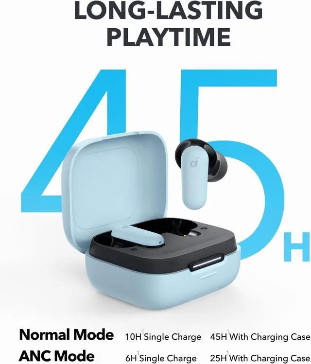 Alt view image 6 of 7 - Soundcore P30i Smart Noise Cancelling Wireless Earbuds with 2-in-1 Case Phone Stand(Renewed)