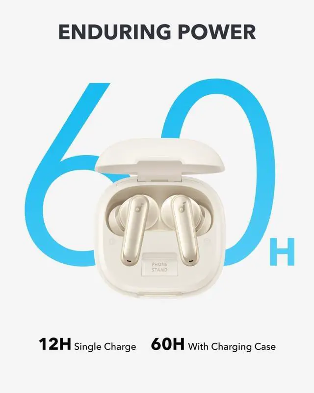 Alt view image 4 of 7 - Soundcore Noise Cancelling Wireless Bluetooth In-Ear Earbuds(Renewed)