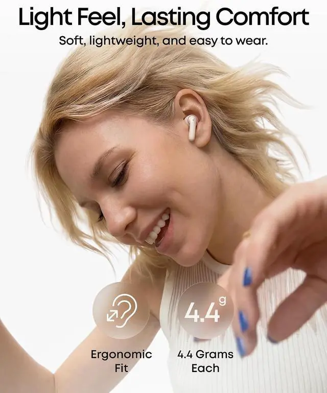 Alt view image 5 of 7 - Soundcore Anker P42i Wireless Earbuds with Adaptive ANC for Daily Noise | Natural Mode for Concerts & Live Events, Hi-Res Audio with LDAC, 56H playtime, AI Clear Calls, Wireless Charging, IP55