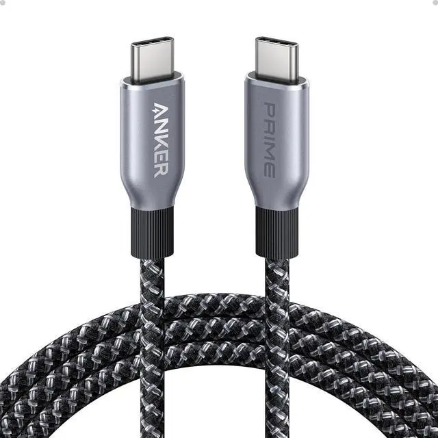 Main image of Anker Prime USB C to USB C Cable, 240W Fast Charging Durable Cable (6 ft) | USB 2.0 Upcycled Braided Nylon, 100-Year Bend Durability for iPhone 17 / 17 Pro / 17 Pro Max, MacBook, Galaxy, and More