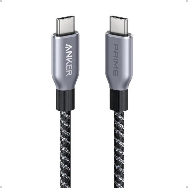 Main image of Anker Prime USB C to USB C Cable, 240W Fast Charging Durable Cable (1 ft) | USB 2.0 Upcycled Braided Nylon, 100-Year Bend Durability for iPhone 17 / 17 Pro / 17 Pro Max, MacBook, Galaxy, and More