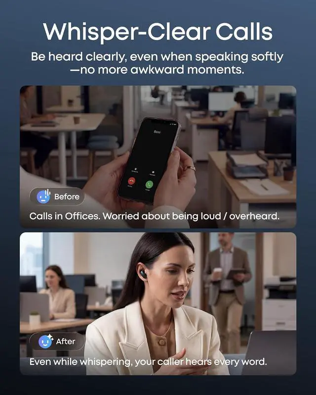 Alt view image 5 of 7 - Soundcore Liberty 5 Pro by Anker Noise Cancelling Wireless Earbuds with Anker Nano Smart Display Charger
